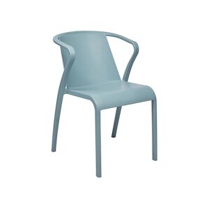 EZPELETA Fauteuil de jardin empilable en polypropylène renforcé aquamarine - FADO