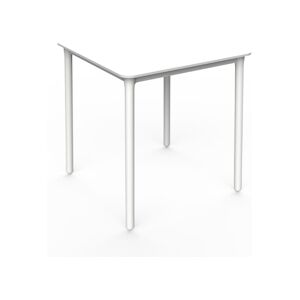 Resol GARBAR MARSELLA Table Carrée Intérieure, Extérieure 70x70 Blanc