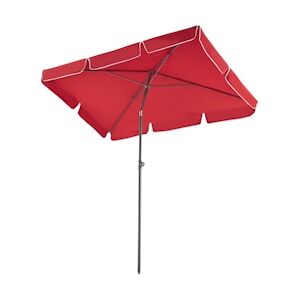 tectake Parasol VANESSA 200 x 125 cm réglable en hauteur et inclinable - rouge bordeaux -403138