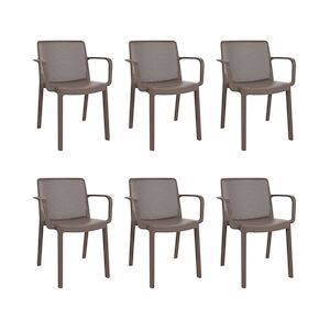 Resol GARBAR FRESH Fauteuil Intérieur, Extérieur Set 6 Chocolat