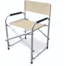 Garden Friend Chaise Directeur structure en aluminium housse en PVC dimensions h79x47x57 cm Beige