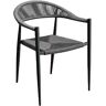 Fauteuil Armand Anthracite 77 x 57 x 58 cm, France Mobilier Chr