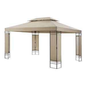 Tonnelle de jardin avec structure en acier 400 x 300