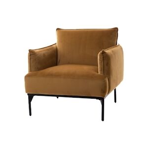 AMADEUS Fauteuil Marco - Marron Autre Tissu Amadeus 77x74 cm