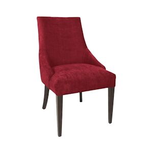 Bolero Finesse élégant demi-fauteuil rouge foncé (set de 2)