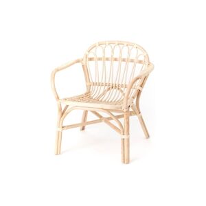 AMADEUS Fauteuil en rotin 70x71x77 - Beige Autre Bois Amadeus 70x71 cm