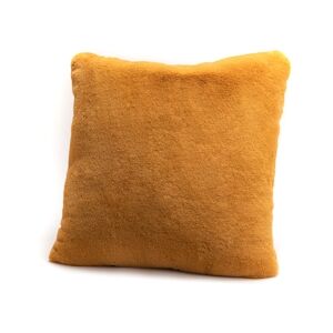 AMADEUS Coussin Luxe 50x50 cm curry - Jaune Carré Polyester Amadeus 50x9 cm