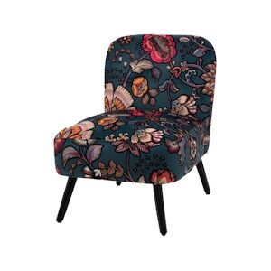 AMADEUS Fauteuil bucolique Indi bleu - Autre Tissu Amadeus 80x69 cm