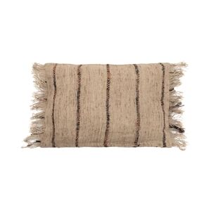 Bazar Bizar - Housse De Coussin - Oh My Gee - Beige Noir - 30x50