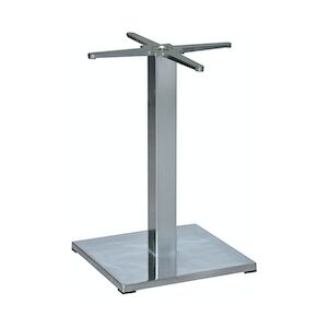 INOLOISIRS Piètement de table base carrée en aluminium grège - Lot de 24 unités