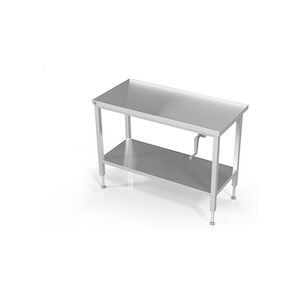 L2G Table inox centrale 90 x 200 x 60 cm L2G