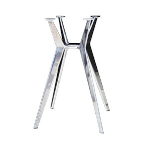 INOLOISIRS Piètement de table à 4 branches en aluminium anthracite - Lot de 24 unités