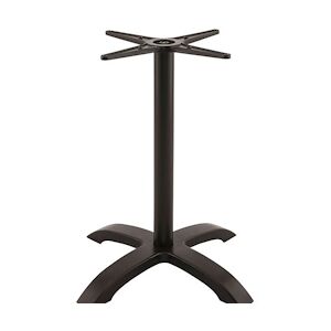 France Mobilier CHR Pied de table Joseph 4 hôtel restaurant noir H73cm France Mobilier Chr