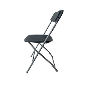 Chaise pliante gamme 'Jet' M2 Anthracite 44 x 46.5 x 80cm Furnitrade