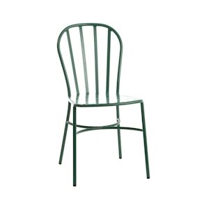 AMADEUS Chaise de jardin Libellule verte x2 - Autre Aluminium Amadeus 47x55 cm