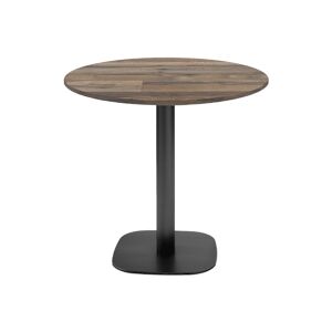 Restootab - Table Ø70cm - modèle Round vieux plancher