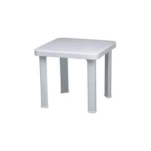 Resol GARBAR ANDORRA Table Auxiliaire Extérieure 47x47 Blanc