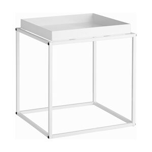 tectake Table d'appoint CAMBRIDGE 40x40x44cm - blanc -404183