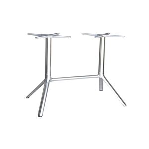 INOLOISIRS Piètement pour table rectangulaire en aluminium gris naturel - Lot de 24 unités