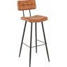 France Mobilier CHR Tabouret de bar Samuel bst hôtel restaurant 54 x 37 x 107cm x2 Cognac