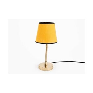 AMADEUS Lampe Jennifer Moutarde 30 cm - Jaune Rond Fer Forgé Amadeus 14x14 cm