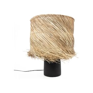 Bazar Bizar - Lampe De Table - Pandan - Noir Naturel