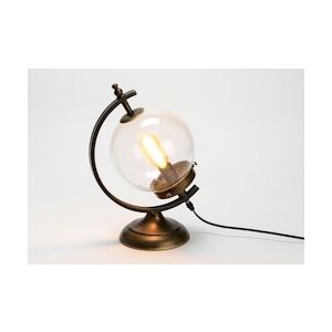 AMADEUS Lampe de table globe Clémentine - Cuivre Rond Métal Amadeus 20x24.5 cm