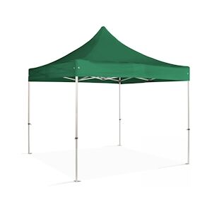 Oviala Business Tente pliante en Aluminium 3x3m vert - Oviala