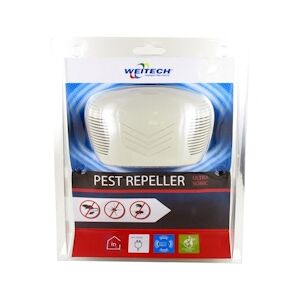 WEITECH Wk0300 Répulsif Ultrason Chasse Souris Rats Araignées Puces Tiques Anti Insectes Rampants Usage Non Intensif Weitech