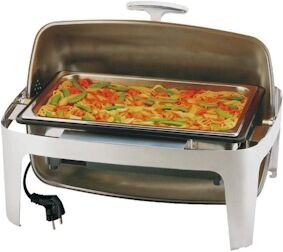 APS 12360 Chafing dish GN 1/1 couverlcle roll-top Elite 67 x 47 cm, H 45 cm, 14 L