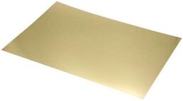 Support plaque or et blanc rectangle 40 x 60 mm