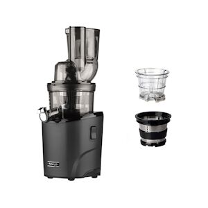 Kuvings - Extracteur de jus REVO830 + kit sorbet & smoothie - Double embouchure, Systeme de decoupe automatique - Noir