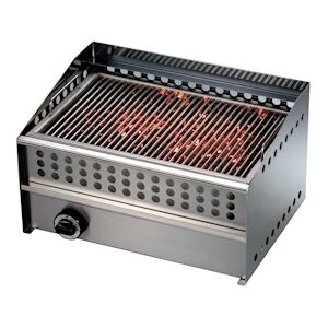 materiel chr pro Grill de Table Double en Inox Grillade Charcoal au Gaz   Grill 'Stone GS3