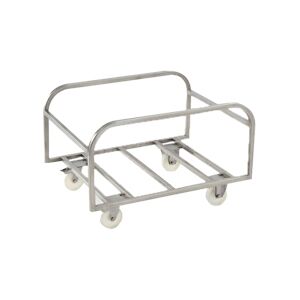 GILAC Chariot pour bac grand volume - inox - 310 L - Gris G111395