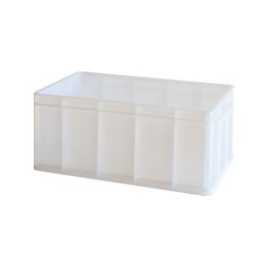 GILAC Bac renforcé empilable 490 x 280 x 205 mm - 20 L - blanc - Blanc G189495