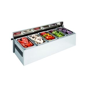 Matfer Condibox inox + 5 bacs gastro GN 1/9 Matfer - 511510