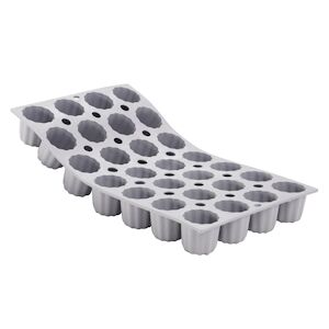 de Buyer Moule silicone Elastomoule 28 mini canneles