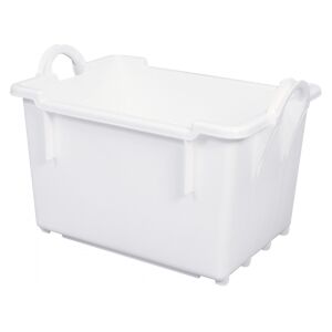 GILAC Bac comporte empilable emboîtable - 100 L - Blanc G170521