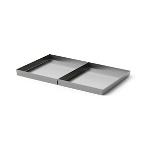 PUJADAS Plateaux Systeme Modulaire 1/2 pour Four a Braise 50 Acier inoxydable480 x320x15mm