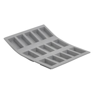 DE BUYER Moule 15 mini financier elastomoules Gris Rectangle Silicone