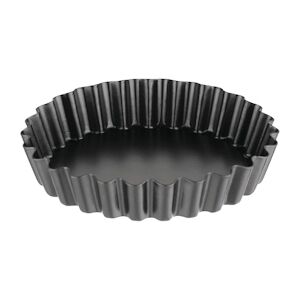 Moule a Tartelette Cannele Anti-adhesif avec Fond Amovible - ø 10 cm - Lot de 3 - Vogue