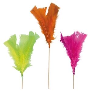 MONDO DECO Plume Sur Pique Plume Les Plumes Coloris Aleatoires Hauteur : 14 cm x 320 Mondo Deco