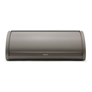 BRABANTIA Boite a pain large platinum - 1600 cl Noir Rectangle Inox