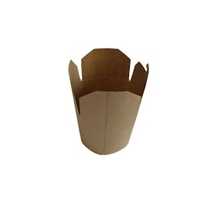 Evenplast - Pot Nouilles/Pates-16-Mar-Pe / Pot Carton À Pâtes/Riz -480Ml-Brun/500