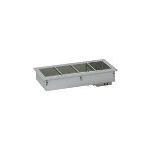 Bain Marie à Eau Remplissage Manuel 6x GN 1/1 2090x610x302mm VIRTUS GROUP