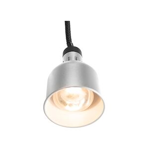 Hendi Lampe chauffante cylindrique réglable, HENDI, Argent, 230V/250W, ø175x(H)250mm