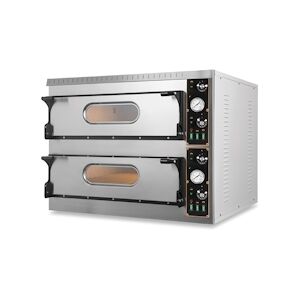 Resto Italia Four à Pizza Double Electrique 12 Pizzas pour Pizzeria TL Big idéal 18,0 kW