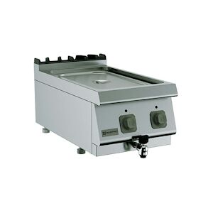 Virtus group Bain Marie Électrique De Table, GN 1/2 + GN 1/3 H 150 mm Virtus MS74BMET