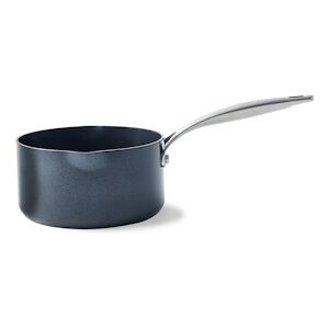 Casserole de 16 cm Copenhagen sans couvercle avec bec verseur -  Noir Rond Ceramique Greenpan