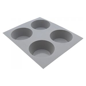 DE BUYER Moule silicone 4 mini muffins elastomoule 21 x 17cm